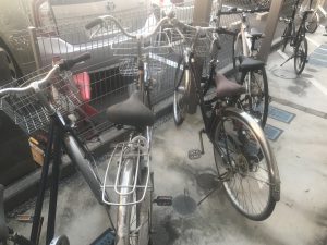 埼玉県三郷市にて放置自転車を撤去しました。