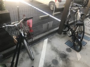 埼玉県三郷市にて放置自転車を撤去しました。