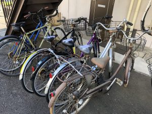 神奈川県不要横浜市で自転車を撤去しました  サイクルストップ放置 